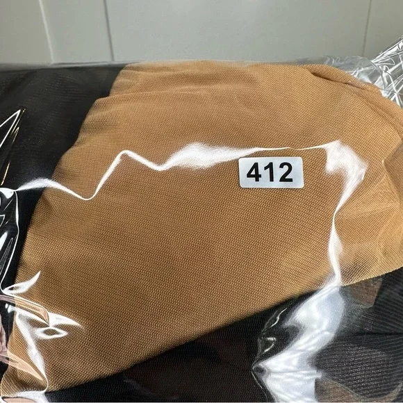 NWOT Retrofete Ford Mesh Dress Black Nude Size Large - Picture 11 of 11